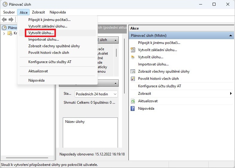 Automatické vypnutí pc Windows 11 - 2