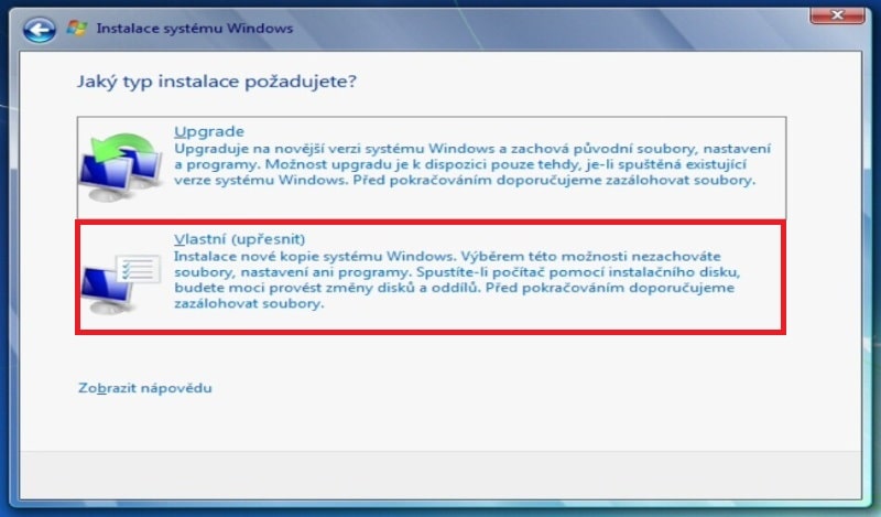 Instalace Windows 7 - 5