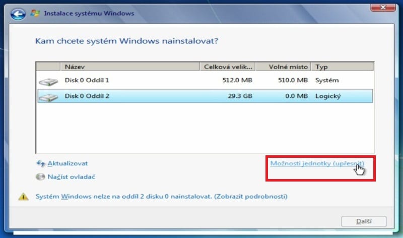 Instalace Windows 7 - 6