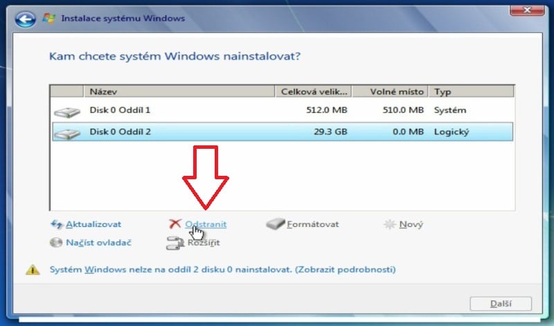 Instalace Windows 7 - 7