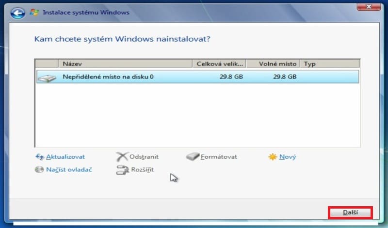 Instalace Windows 7 - 9