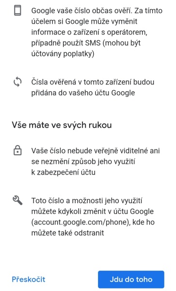Jak přidat další Google účet do mobilu 7