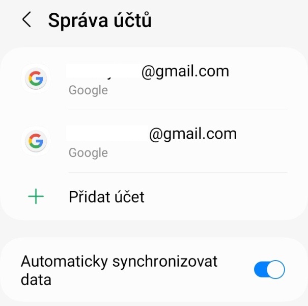 Jak smazat google účet v androidu
