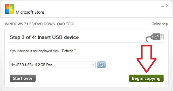 Windows 7 USB/DVD download tool 4