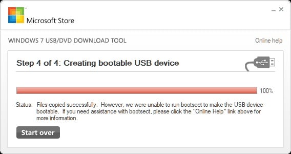 Windows 7 USB/DVD download tool 8