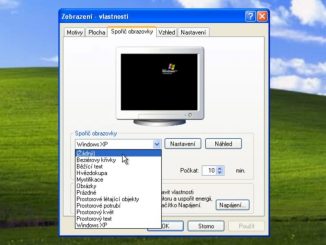 Windows XP šetřič obrazovky (screensaver) 01