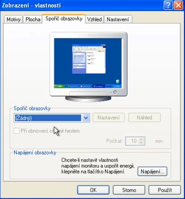 Windows XP šetřič obrazovky (screensaver) 02