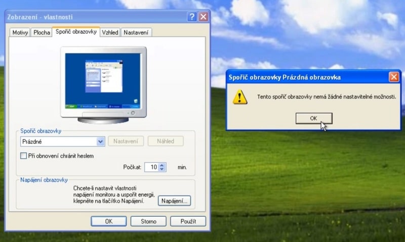 Windows XP šetřič obrazovky (screensaver) 13
